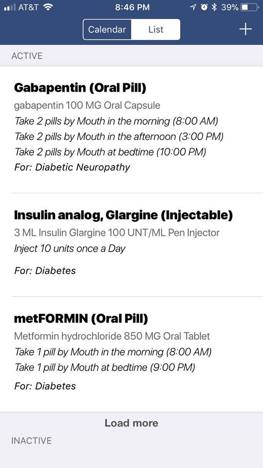 MedManage Mobile Medication Management App Screenshot