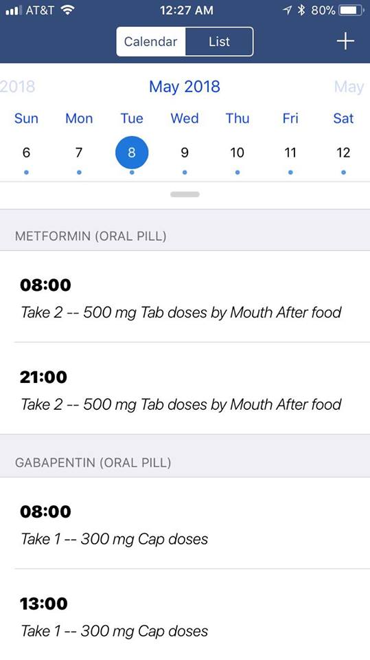 MedManage Mobile Medication Management App Screenshot